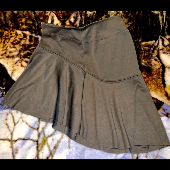 Simply Vera by Vera Wang Olive High Low Skirt Sz M - Picture 14 of 15
